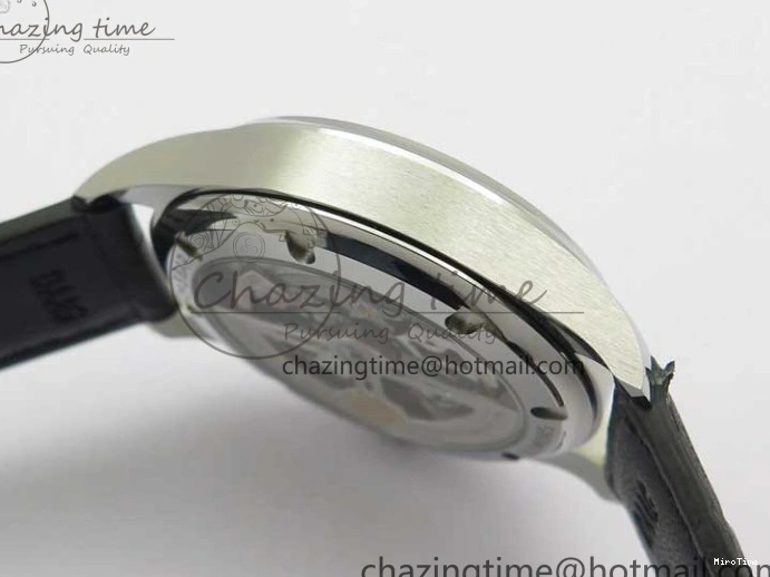 MIROTIME 0112 TimelessDesign Portuguese IW358304 ZF 1:1 Best Edition SS Blue Dial on Leather Strap A 7078